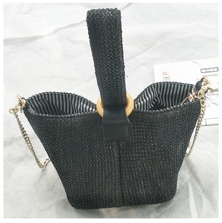 Petit Sac À Main En Paille - Serena image 11