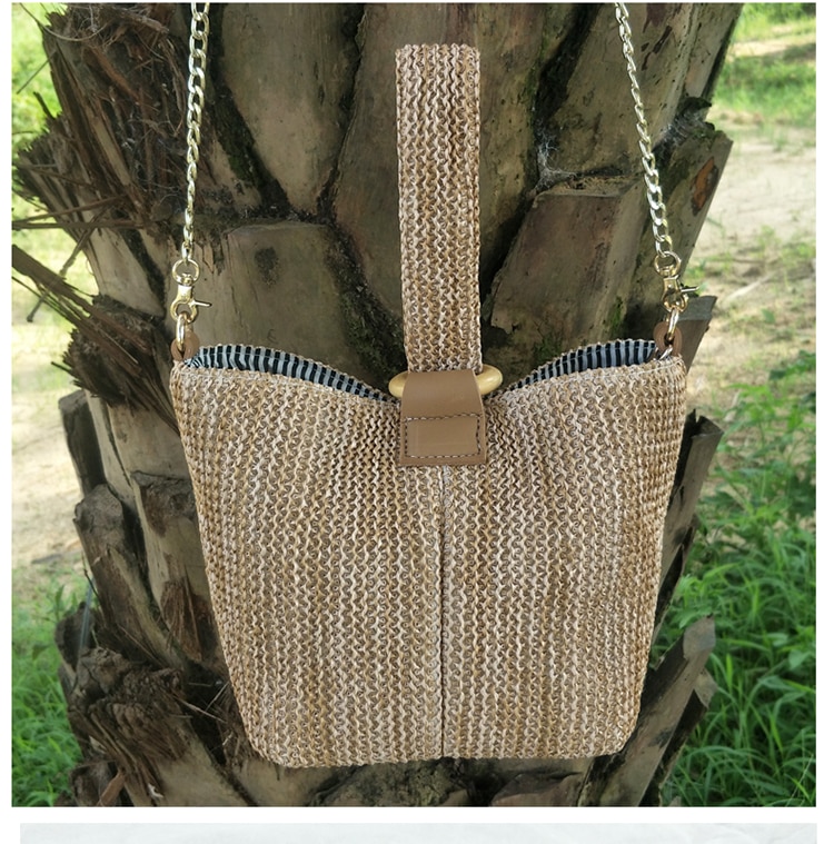 Petit Sac À Main En Paille - Serena image 5
