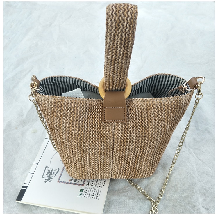 Petit Sac À Main En Paille - Serena image 6