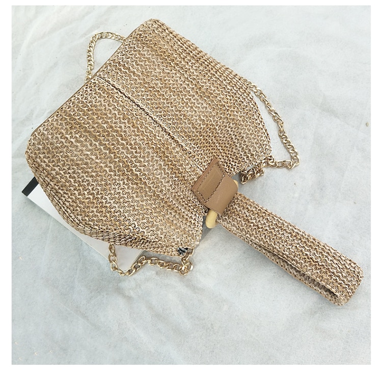 Petit Sac À Main En Paille - Serena image 8