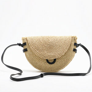 Petit Sac Bandoulière En Osier - Cecilia