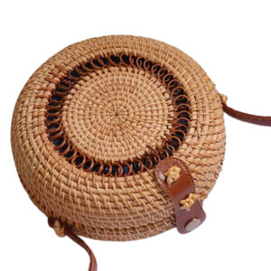 Petit Sac Rotin Rond - Graziella