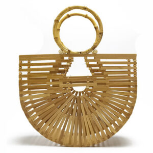 Sac A Main Bambou Demi Lune - Petra