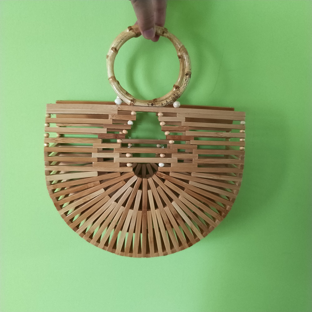 Sac A Main Bambou Demi Lune - Petra image 2