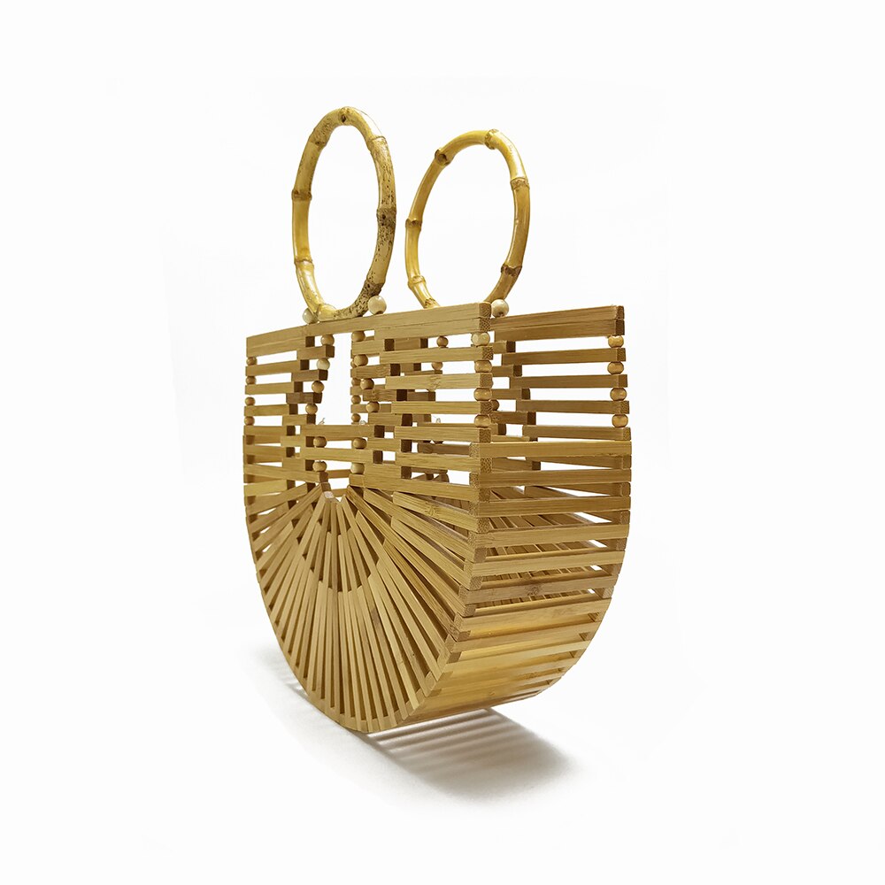Sac A Main Bambou Demi Lune - Petra image 6