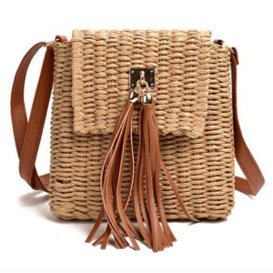 Sac A Main En Osier Vintage - Flavia