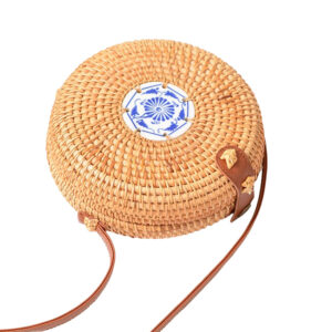 Sac Bandoulière En Rotin - Angelica