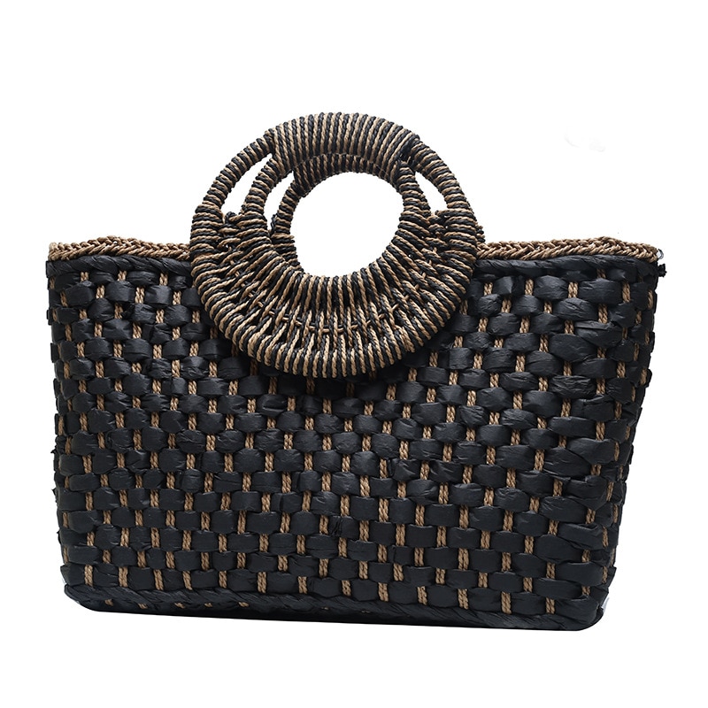 Sac De Plage En Osier - Evelina image 1