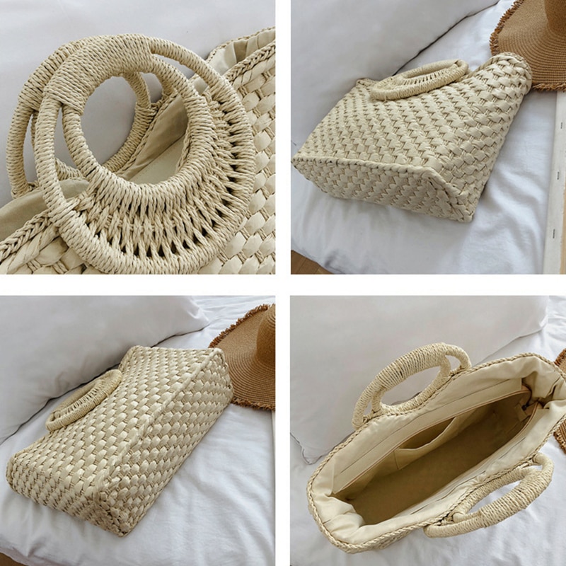 Sac De Plage En Osier - Evelina image 11