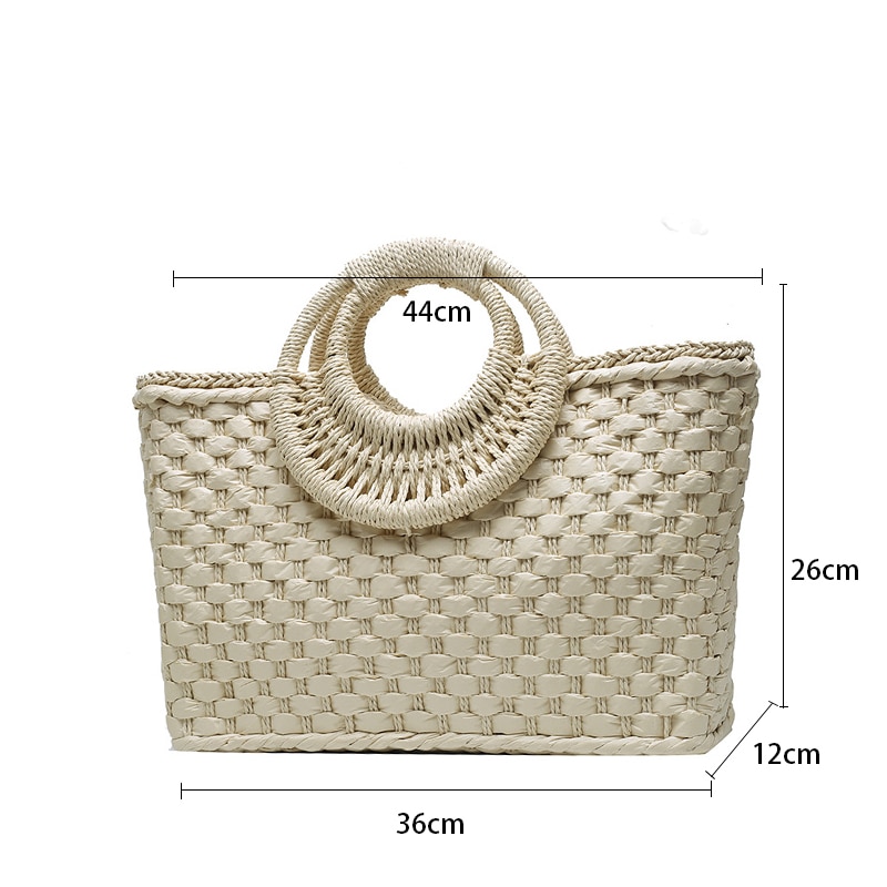 Sac De Plage En Osier - Evelina image 12