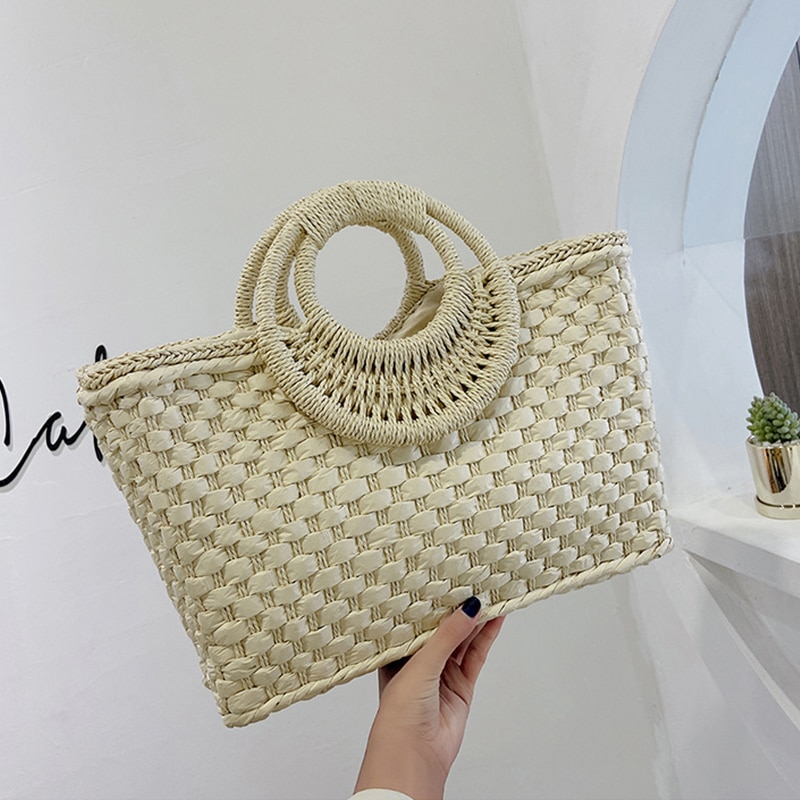 Sac De Plage En Osier - Evelina image 7