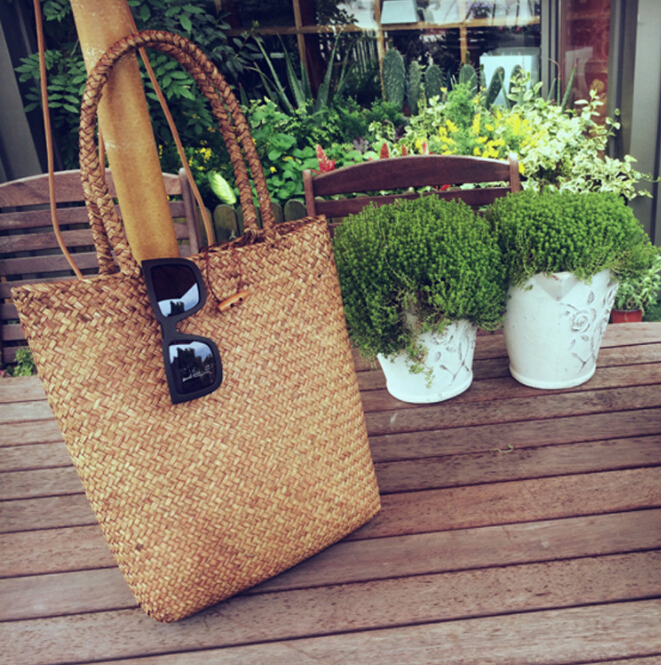 Sac De Plage En Paille - Clara image 2