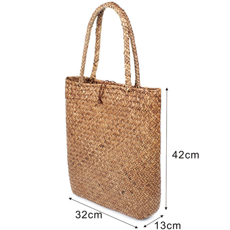 Sac De Plage En Paille - Clara image 7