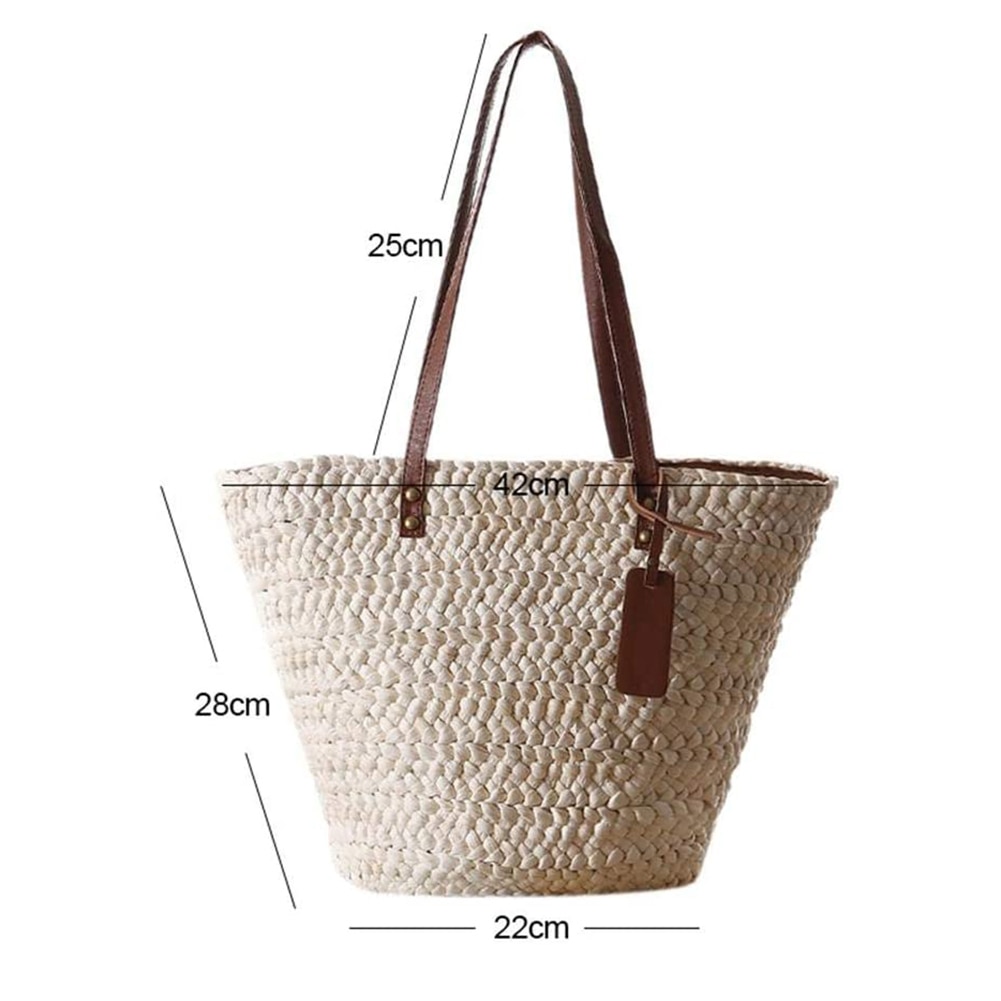 Sac De Plage En Paille Pas Cher - Ornella image 10