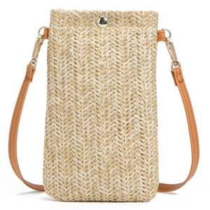 Sac De Téléphone En Paille - Dalia