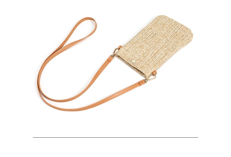 Sac De Téléphone En Paille - Dalia image 4