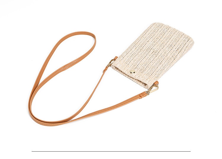 Sac De Téléphone En Paille - Dalia image 7