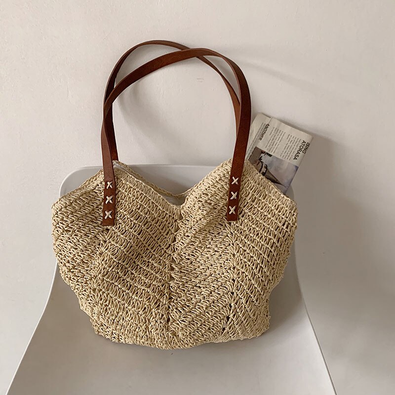 Sac En Paille Boheme - Sienna image 10