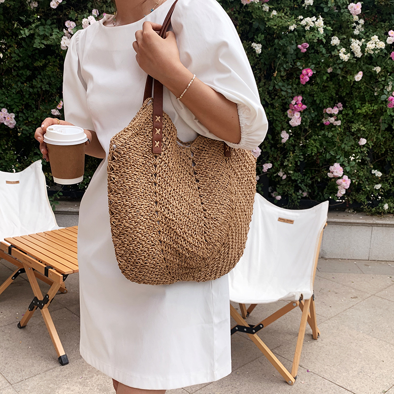 Sac En Paille Boheme - Sienna image 2