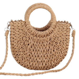 Sac En Paille Demi Lune - Aria
