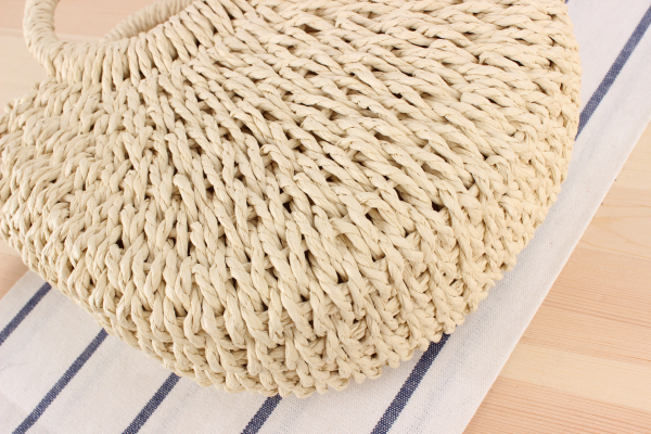 Sac En Paille Demi Lune - Aria image 7