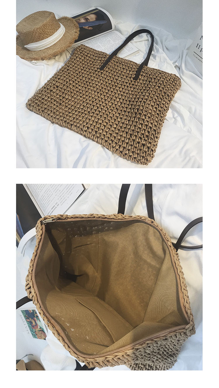 Sac En Paille Plage - Pia image 4