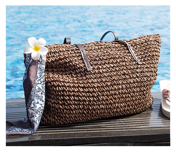Sac En Paille Plage - Pia image 9