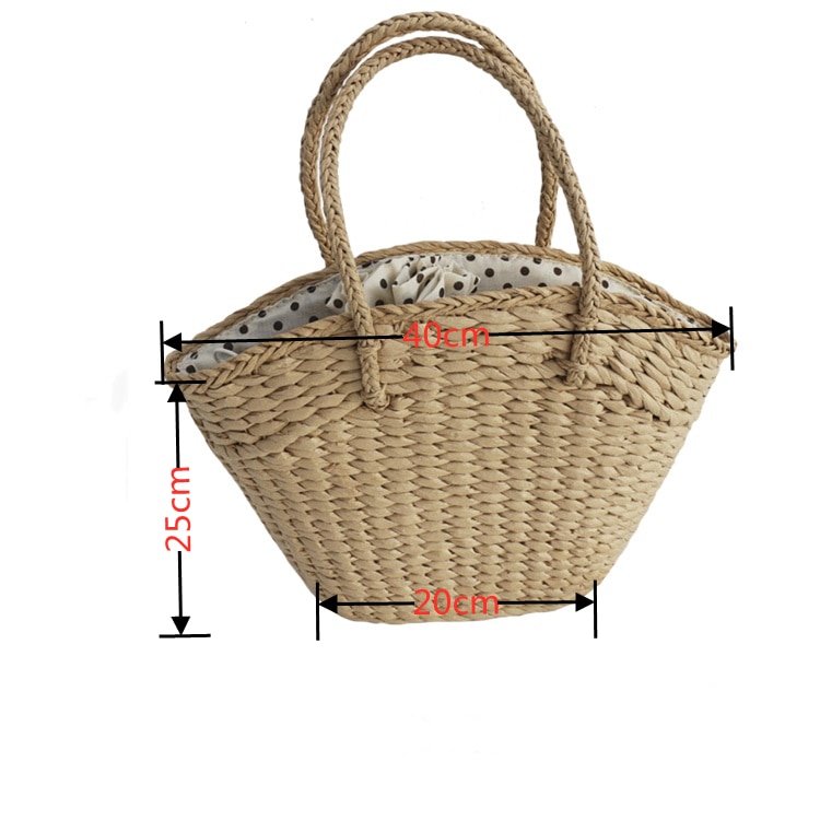 Sac En Paille Pour La Plage - Giulia image 12