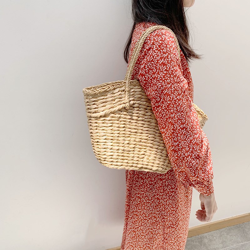 Sac En Paille Pour La Plage - Giulia image 3