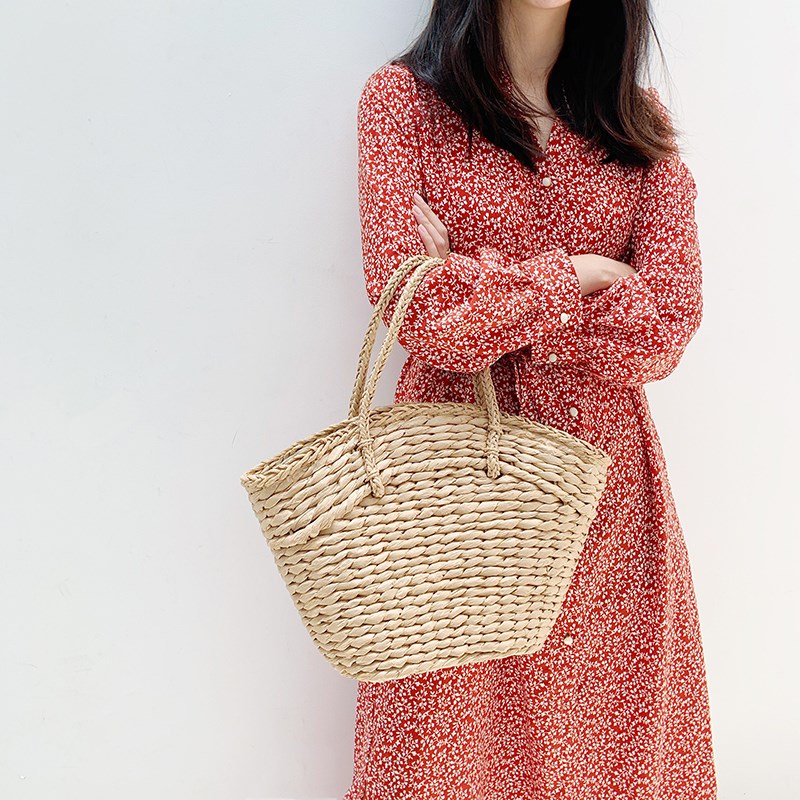 Sac En Paille Pour La Plage - Giulia image 4