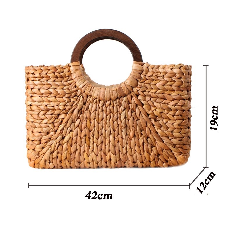 Sac En Paille Rectangulaire - Paola image 6