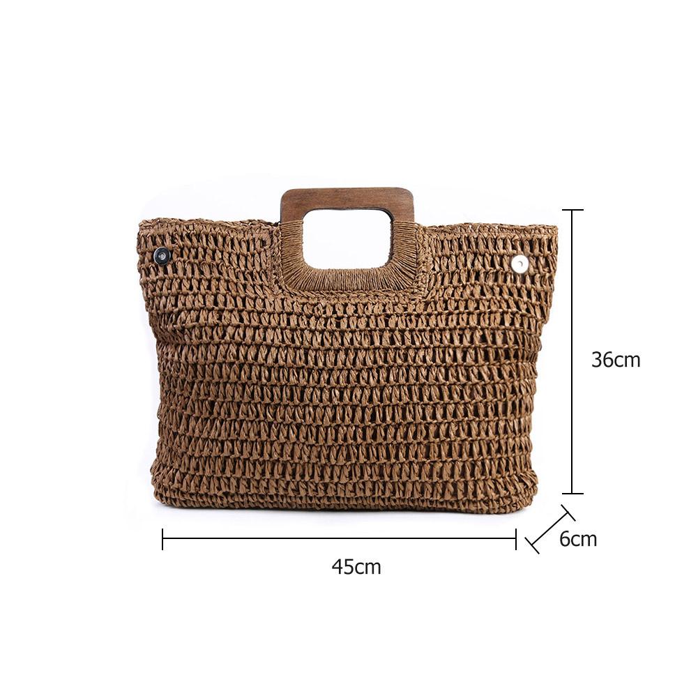 Sac En Paille Tressée - Perla image 10