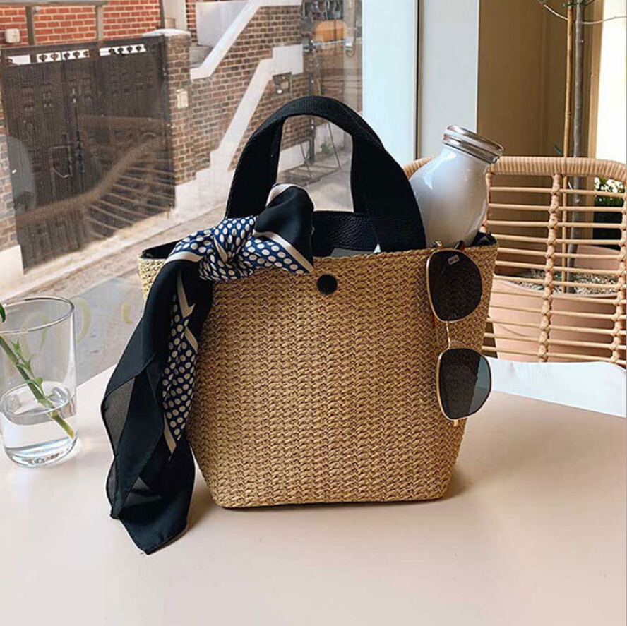 Sac En Paille Vintage - Maria image 1