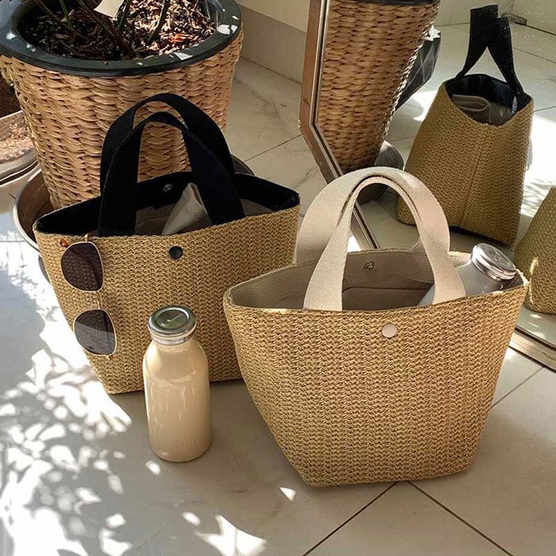 Sac En Paille Vintage - Maria image 10