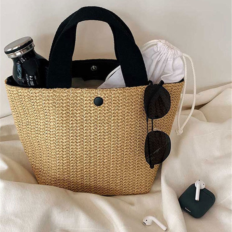 Sac En Paille Vintage - Maria image 3
