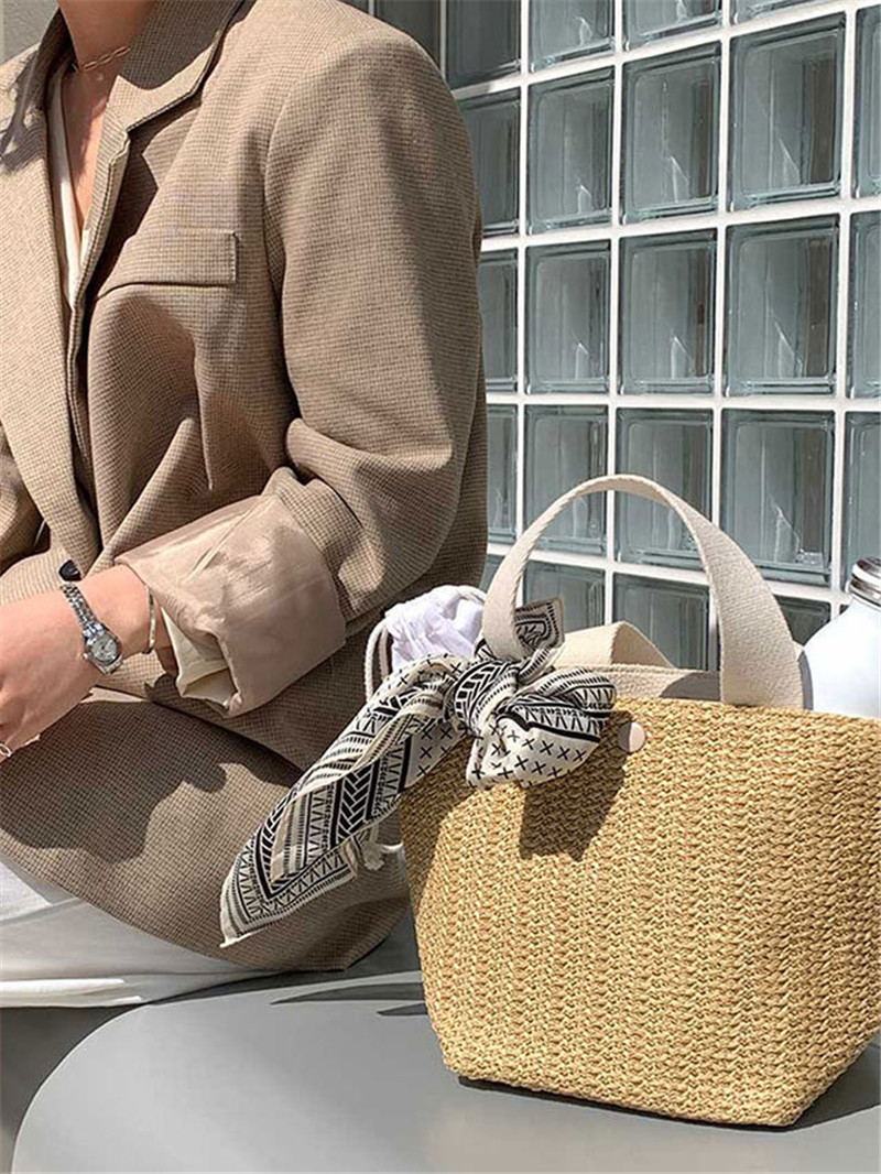 Sac En Paille Vintage - Maria image 4