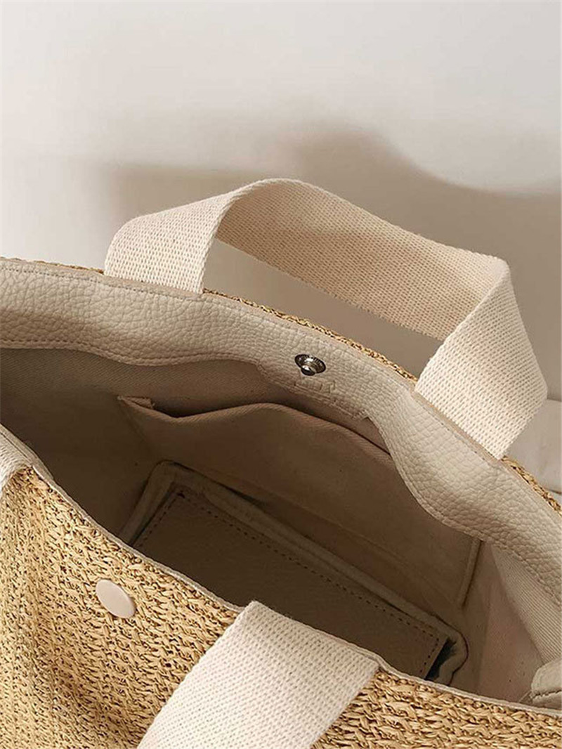 Sac En Paille Vintage - Maria image 6
