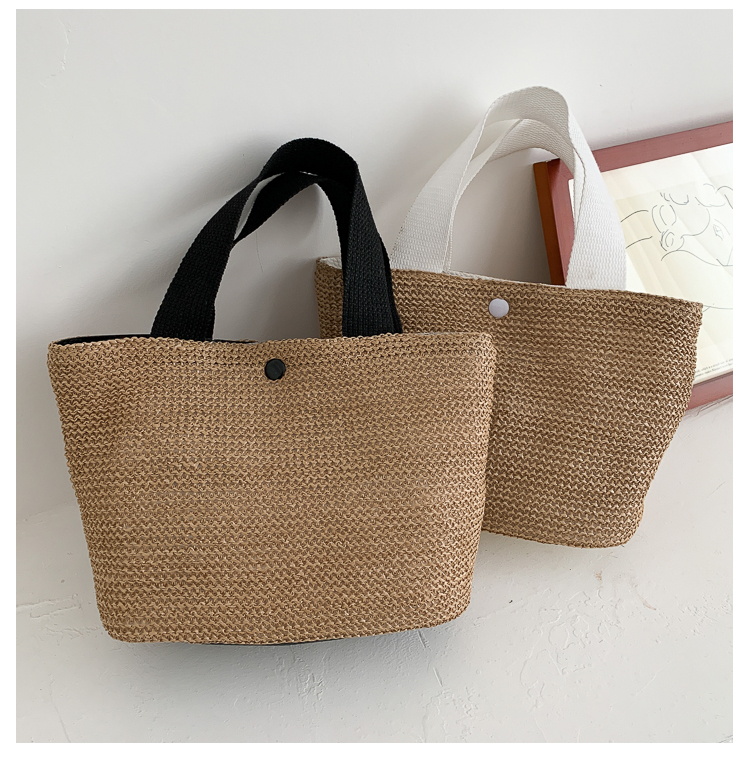 Sac En Paille Vintage - Maria image 8