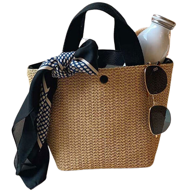 Sac En Paille Vintage - Maria