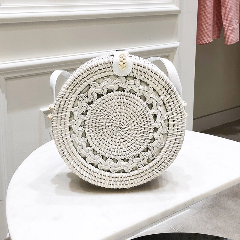 Sac En Rotin Blanc - Frida image 2