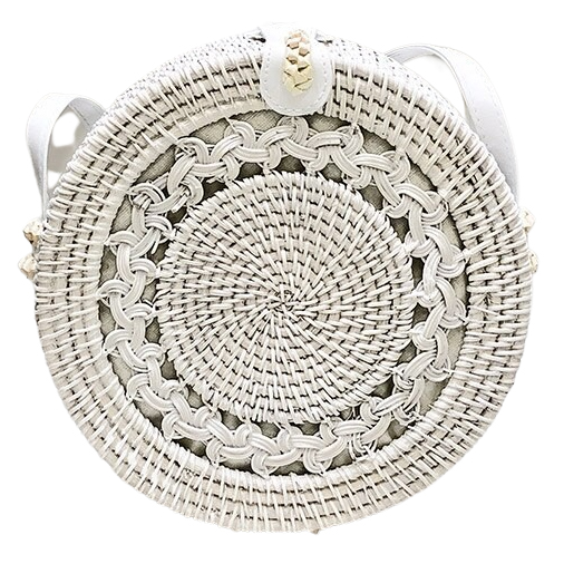 Sac En Rotin Blanc - Frida