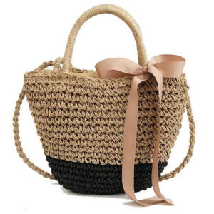 Sac Panier En Osier Rond - Nella