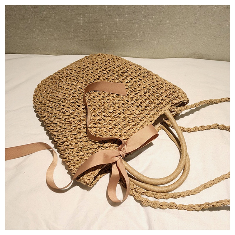 Sac Panier En Osier Rond - Nella image 20