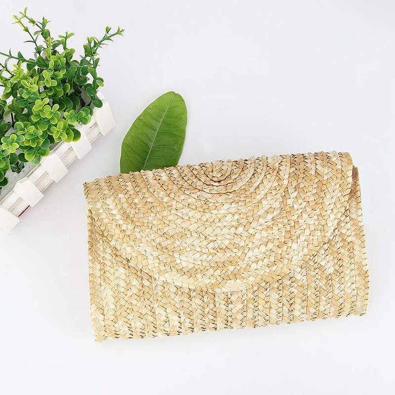 Sac Pochette En Paille - Bianca image 3